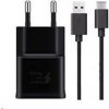 Samsung síťová nabíječka EP-TA200EBE + EP-DG970BBE, USB-C, 15 W, černá - bulk