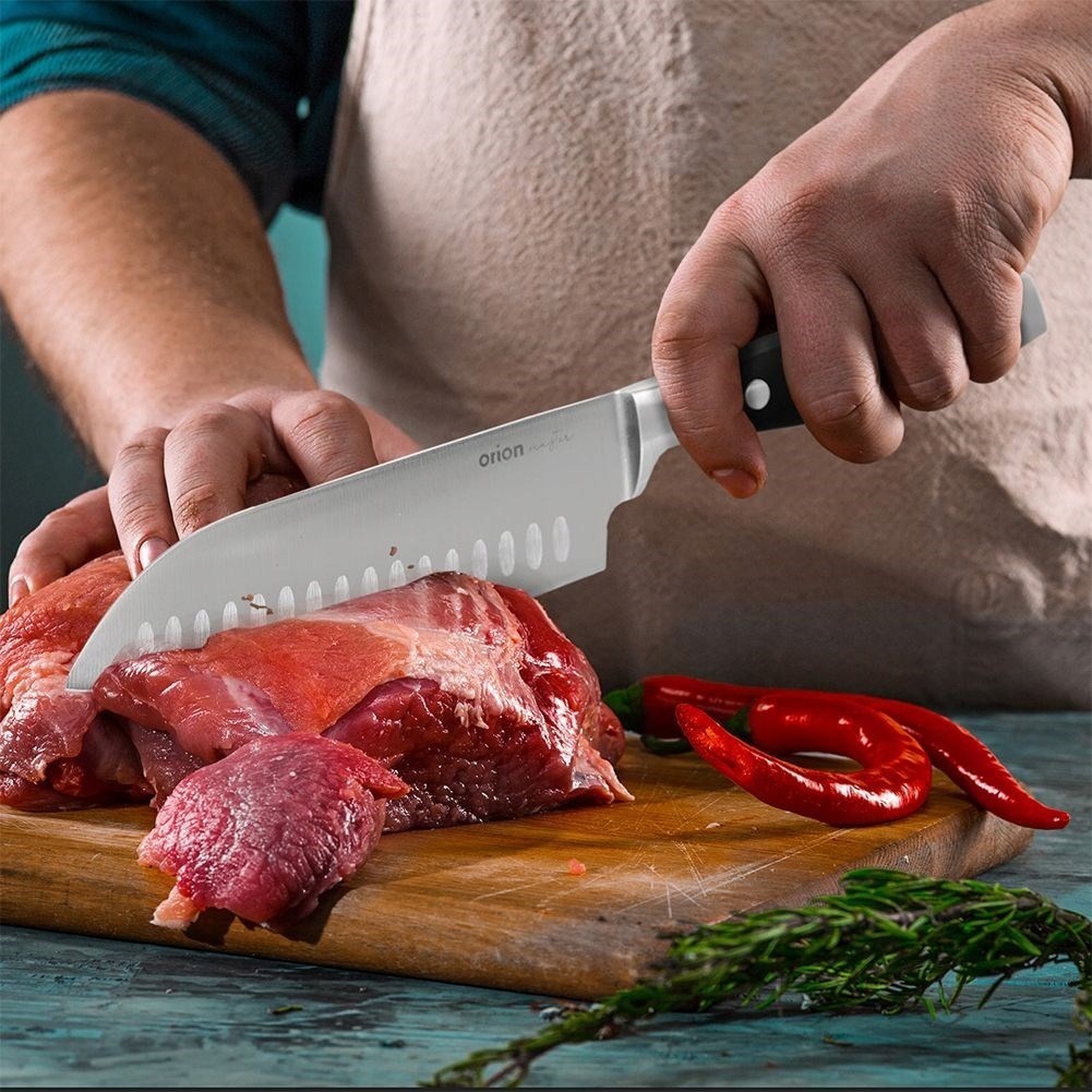 Orion domácí potřeby Kuchyňský nůž MASTER santoku 18,5 cm