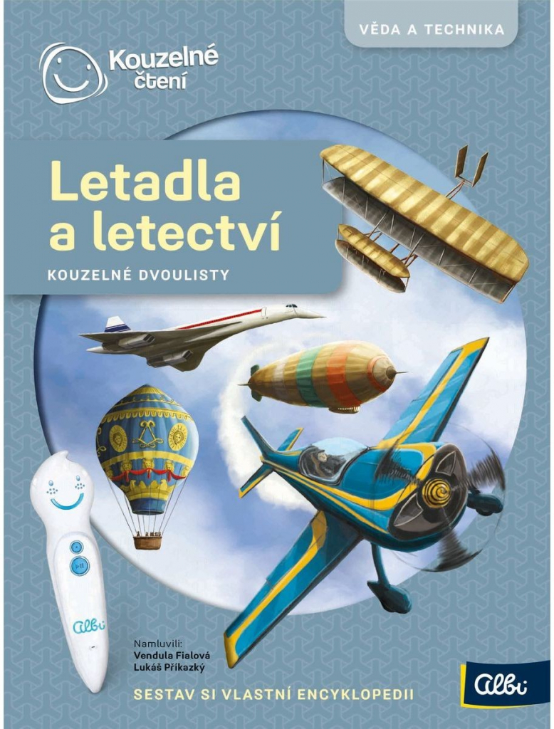 Albi Kúzelné čítanie Kúzelné dvojlistú Lietadlá a letectvo