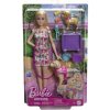 Barbie Bábika a psík s invalidným vozíčkom HTK37