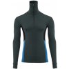 Aclima WarmWool Polo Men, Green Gables / Corsair / Jet Black - pánské triko M