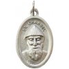 Medailón: svätý Charbel, kovový - 2,5 cm - FM022s