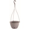 PROSPERPLAST Kvetináč závesný SPLOFY ROUND W mocca 27cm Veľkosť: M