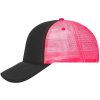 Myrtle Beach (Daiber) Retro šiltovka trucker MB6550 - Čierna / neónovo ružová