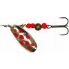 Savage Gear Blyskáč Caviar Spinner Fluo Orange Silver veľ.4 14g