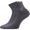 Lonka Filiona Dámske ponožky s voľným lemom - 3 páry BM000001877200100299 tmavo šedá 35-38 (23-25)