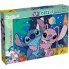 Oboustranné puzzle pro děti Lisciani 24 dílků Disney Stitch (s omalovánkou)