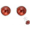 jantario Jantárové náušnice Studienka koňakové 880416