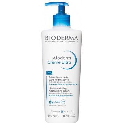 Bioderma Ultra vyživujúci a hydratačný telový krém Atoderm ( Ultra - Nourish ing Moisturising Cream) 500 ml