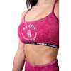 Dámska podprsenka Nebbia NEBBIA x OLYMPIA Washed Open Back Sports Bra LEGACY 779 red L