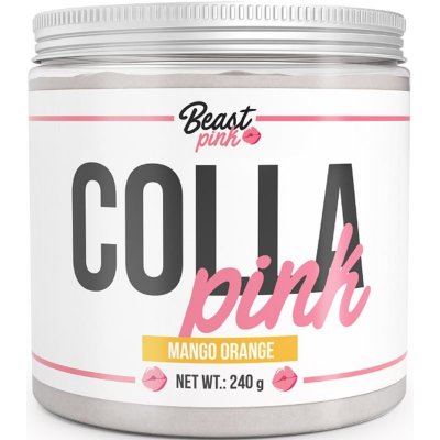 BeastPink Colla Pink prášok na prípravu nápoja s kolagénom príchuť Mango & Orange 240 g