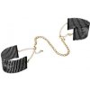 Bijoux - dÉsir mÉtallique black metal mesh handcuffs