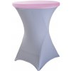 TENTino Elastická čiapka STANDARD na dosku bistro stola 80 cm VIAC FARIEB Farba obrusu: SVETLORUŽOVÁ / PINK