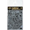 AK Interactive Flexibilná šablóna pre airbrush 1/20 – 1/24 – 1/35