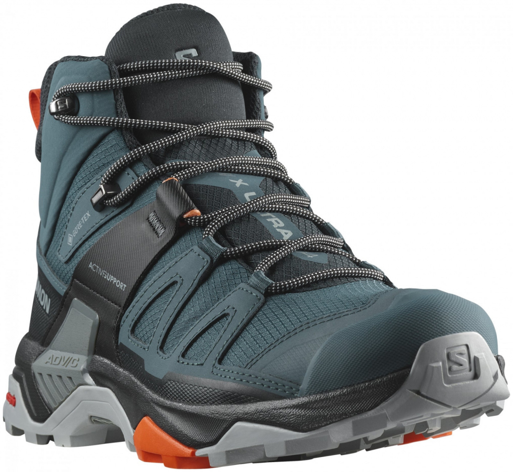 Salomon X Ultra 4 Mid Gtx modré