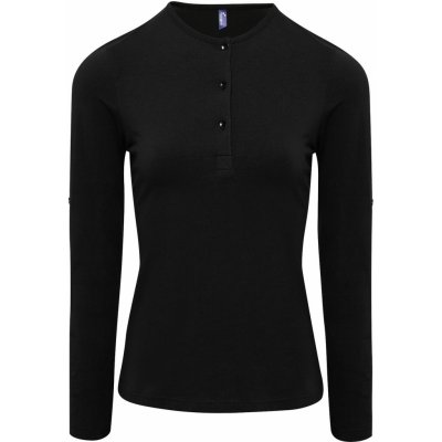 Premier dámske tričko Long John s dlhým rukávom RW6236 čierna