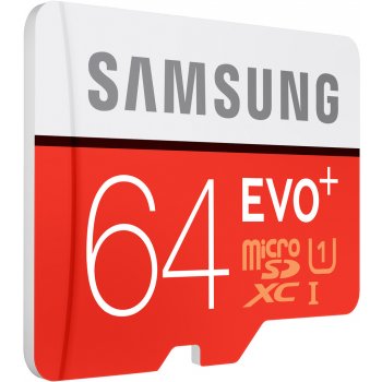 Samsung EVO+ microSDXC 64GB UHS-I U1 + adapter MB-MC64DA/EU