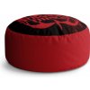 Sablio taburet Circle Stranger Things Red: 40x50 cm