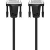 Hama DVI prepojovací kábel DVI-I 24+5pól. Zástrčka, DVI-I 24+5pól. Zástrčka 1.50 m čierna 00200706 DVI kábel; 00200706