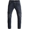 PANDO MOTO nohavice jeans KARL DEVIL 9 Short washed black - 34