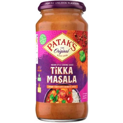 Patak's Tikka masala indická omáčka sklo 450g