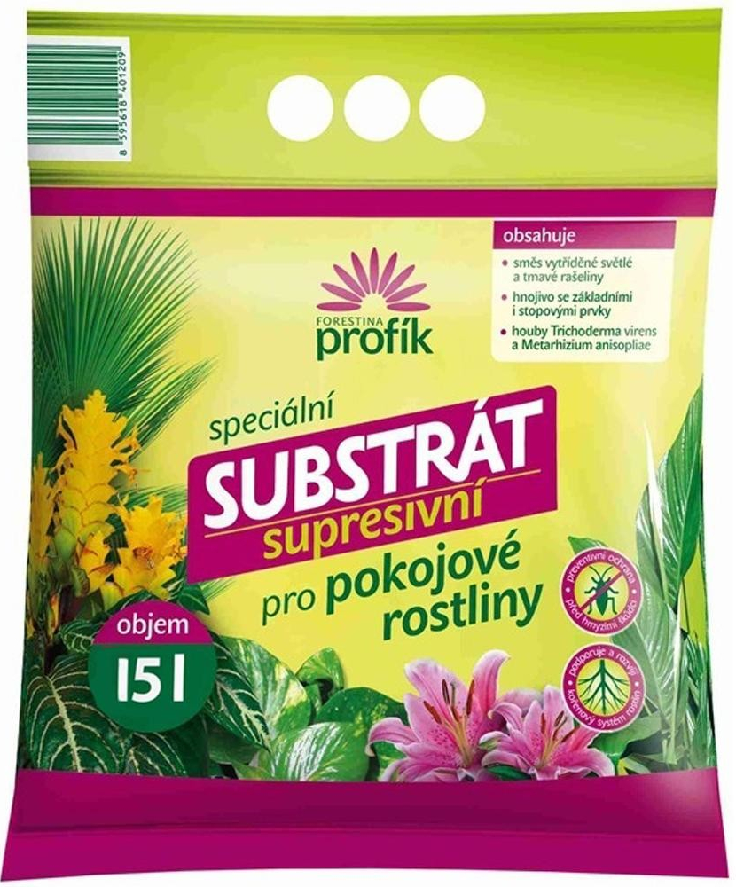 Substrát Forestina Profík - Supresivní pro pokojové rostliny 15 l