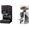 Gaggia Classic E24, black + Eureka Mignon Specialita Compatto, CR chrome