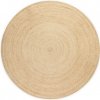 Najkoberce Hanse Home Jute Braided Rangpur naturálny / ivory 200 cm kruh