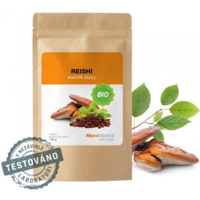 MycoMedica Reishi huba prášek BIO 100 g