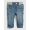 GAP Baby džínsy slim organic Modrá 3-6M Modrá Modrá