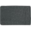 MSV Kúpeľňová predložka Pebbles 50 × 80 cm tmavosivá