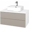 Dreja Kúpeľňová skrinka MODULE SZZ2 80 umývadlo Joy 3 - N01 Biela lesk / N07 Stone
