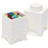 LEGO® úložný box 12,5 x 12,5 x 18 cm biela