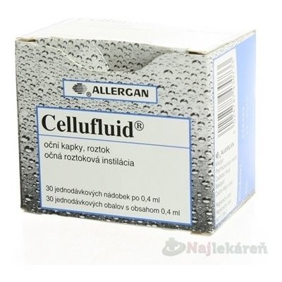 Cellufluid int.oph.30 x 0,4 ml/2 mg