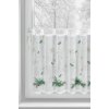 EUROFIRANY KRÁTKA VIANOČNÁ ZÁCLONA NA PÚTKACH XMAS1 60X150 CM VZOROVANÁ
