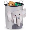 Kôš na hračky Nukido - šedý sloník