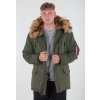 Alpha Industries Polar jacket pánska zimná bunda dark green zelená