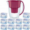 Filtračná kanvica Aquaphor Amethyst 2,8 l, čerešňová