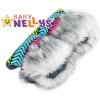 Baby Nellys Rukávnik Na Kočík Fleece S Kožušinkou-farebné lístky