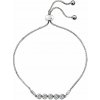 Hot Diamonds nežný strieborný náramok s topaz a pravým diamantom Willow DL581