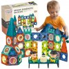 Woopie toys Magnetická stavebnica zámok 98 ks 3+
