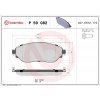 Sada brzdových platničiek, vždy 4 kusy v sade BREMBO P 59 082 (P59082)