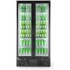 Dvojdverová chladnička so zadnou lištou, Arktic, 477L, Čierna, 220-240V/365W, 940x635x(H)1983mm