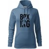 Nápis Boxing - Mikina dámská Cape s kapucí - 2XL ( Denim )
