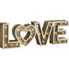 GLOBO 29976 LOVE dekoratívne stolové svietidlo LED drevo