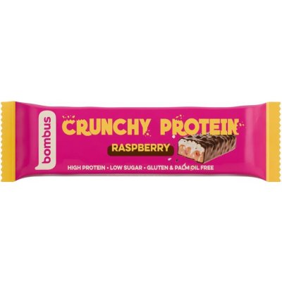 Bombus Protein Crunchy Bar malina 50 g