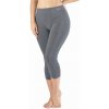 GINA Dámske bambusové legíny 3/4 bezšvové | 95032P - šedá biela, L/XL