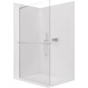 CERANO - Sprchová zástena Walk-in Onyx L-ľavá vzpera - 8 mm + polička / držiak na uteráky - chróm, transparentné sklo - 70x200 cm