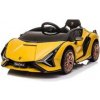 Elektrické autíčko Eljet Detské elektrické auto Lamborghini Sian žltá