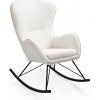 HOJDACIE KRESLO RORY 2 BIELE BOUCLE